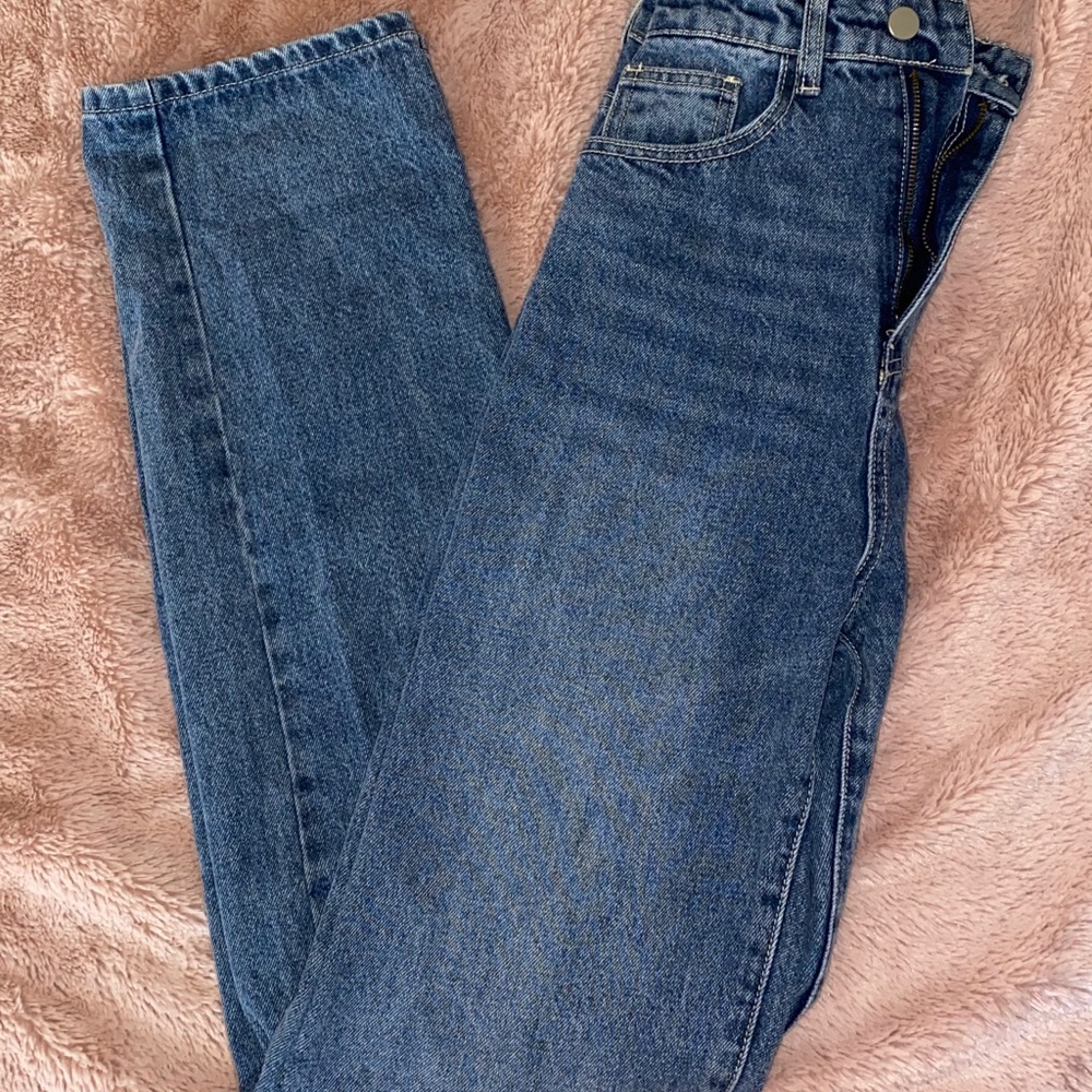 High Waisted Straight Leg Pants